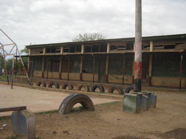 Casa Comunal de Pancasan super deteriorada